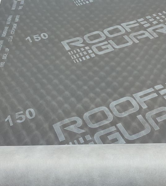 Мембрана гидроизоляционная, супердиффузионная RoofGuard 150 DIFFUSION (30 м2 - рулон) 300910 фото