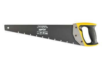 Ножівка столярна BLACK ALLIGATOR 450 мм 9TPI MAX CUT загартований зуб 3D заточування тефлонове покриття 14-2445 фото